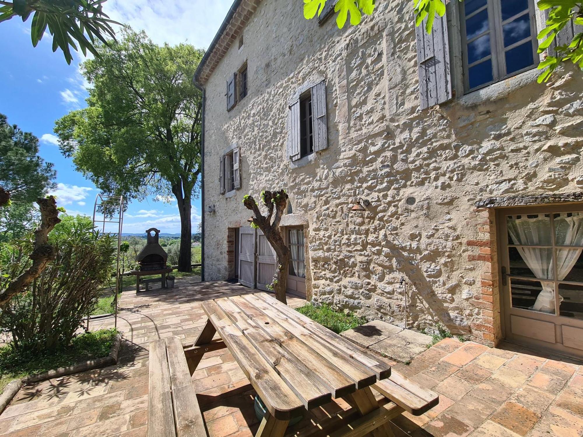 La Bastide De Peyremale, Gites En Cevennes, Piscine, Tennis Bagard Bagian luar foto