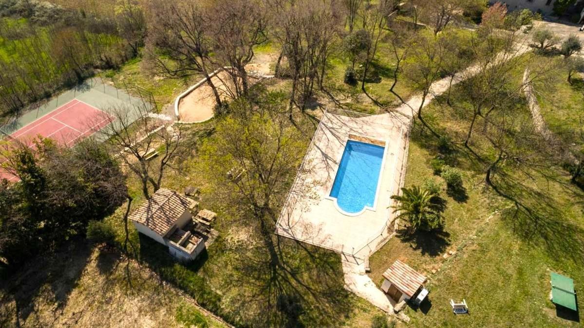 La Bastide De Peyremale, Gites En Cevennes, Piscine, Tennis Bagard Bagian luar foto